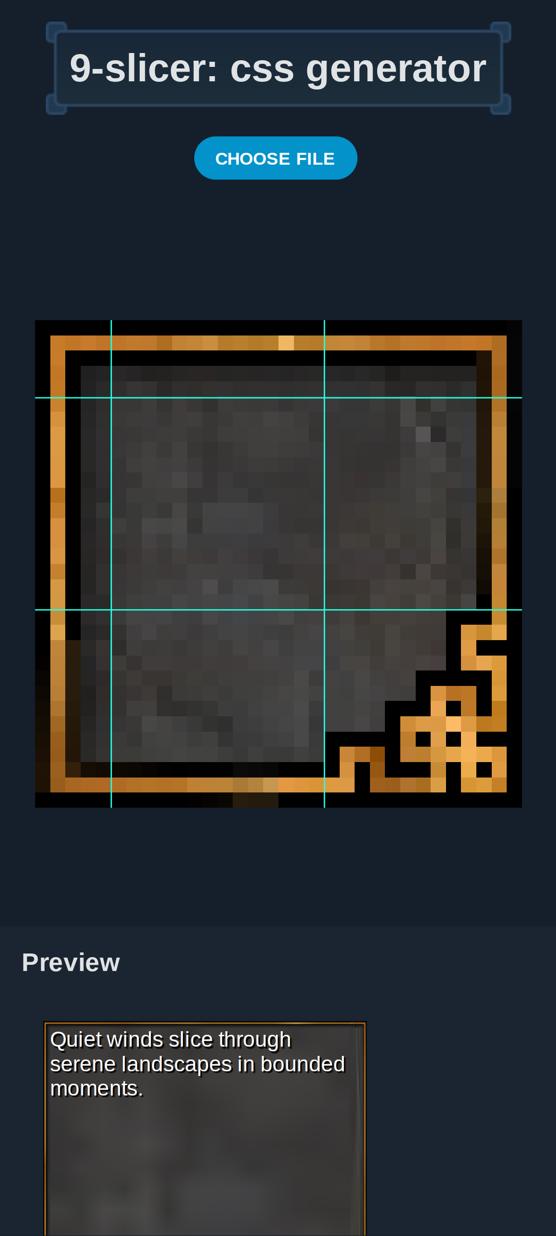 screenshot of 9-slicer